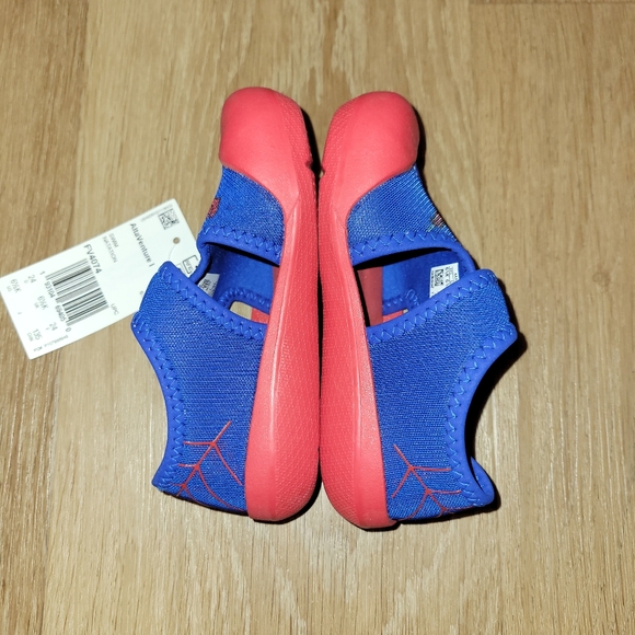 Adidas x Marvel Unisex Toddler Sandals/Shoes Spider-Man Blue/Red Size 6.5 New - Picture 8 of 11